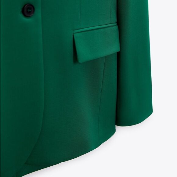 Straight Cut Wool Blazer New - Picture 7 of 7